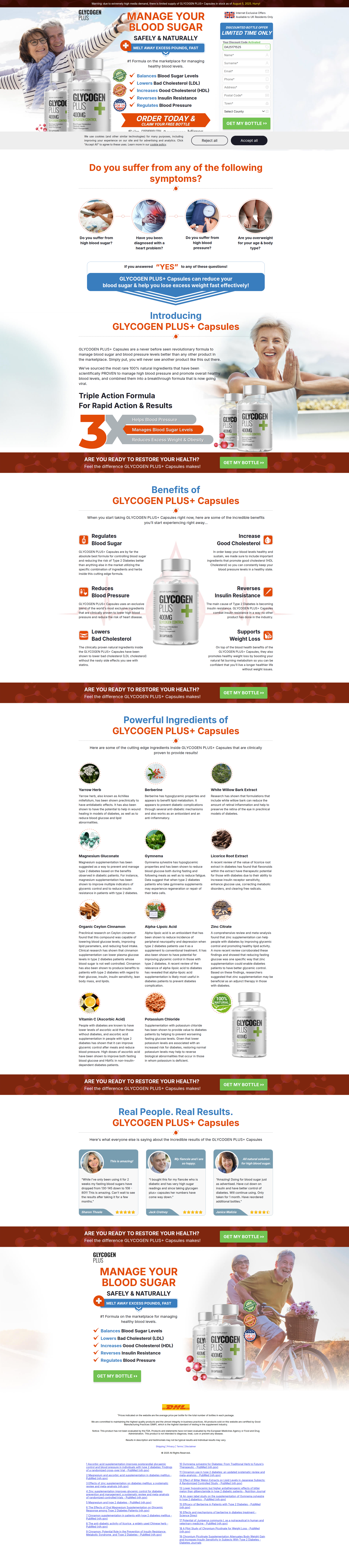 Glycogen Plus+ - Control de Azúcar en Sangre